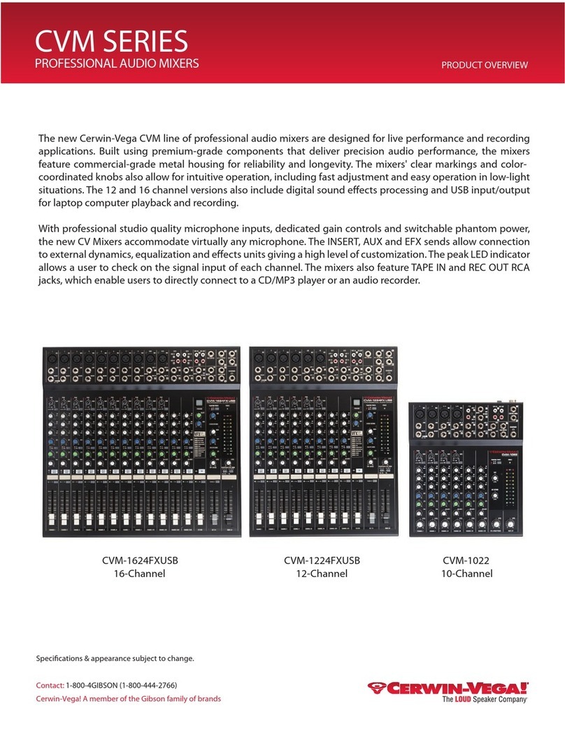 Cerwin-Vega CVM-1022 Product overview