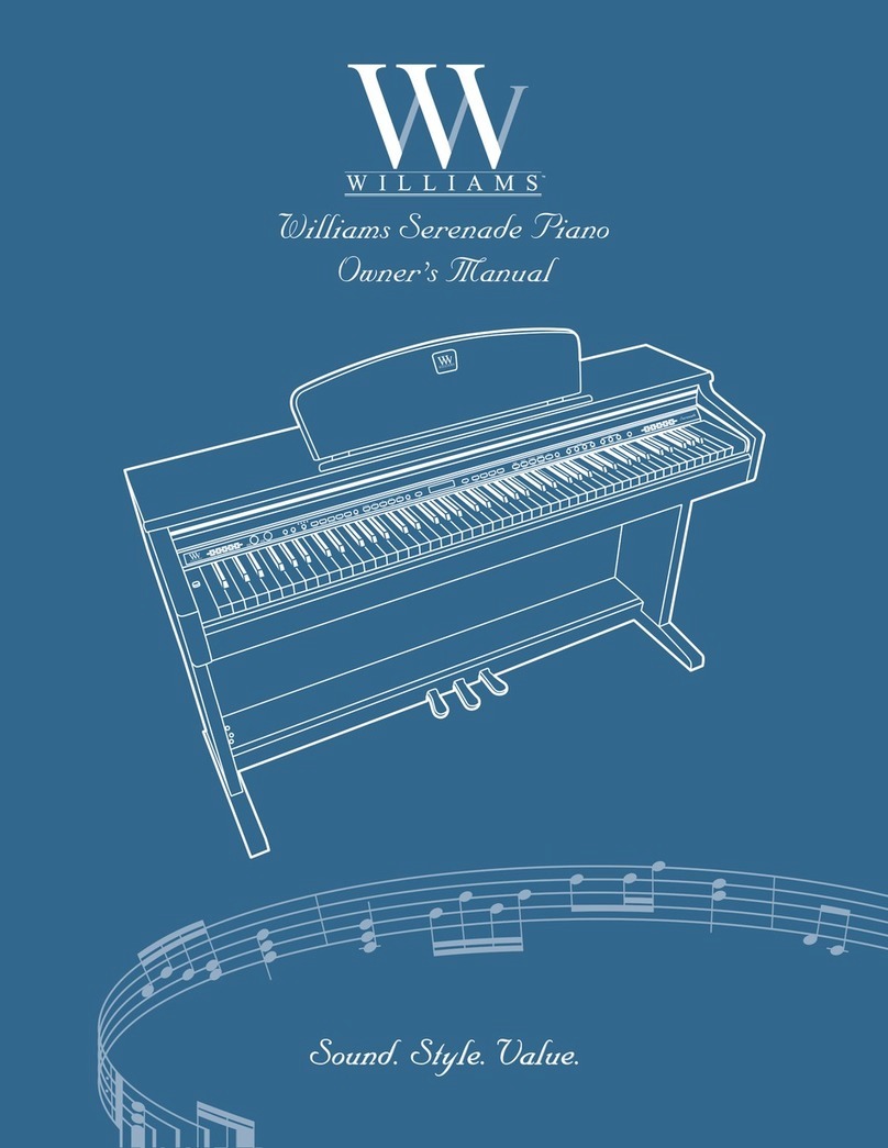 Williams Serenade owner's manual