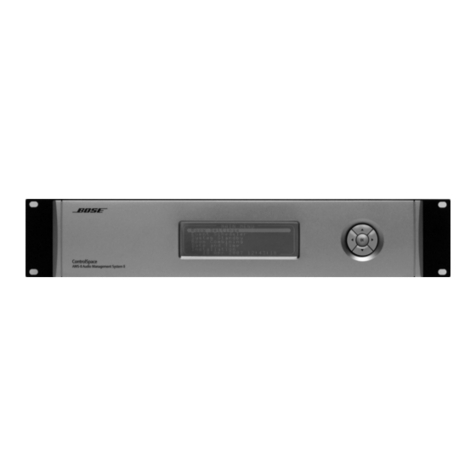 Bose ControlSpace AMS-8 user guide