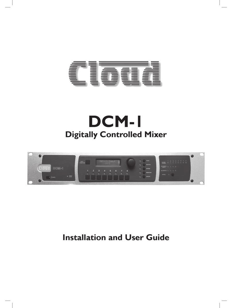 Cloud DCM-1 Installation and user guide