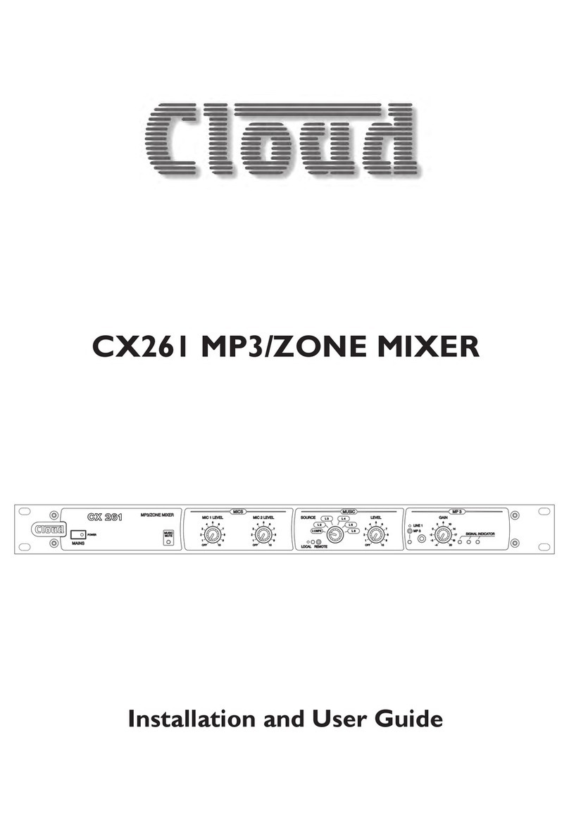 Cloud CX261 I User manual