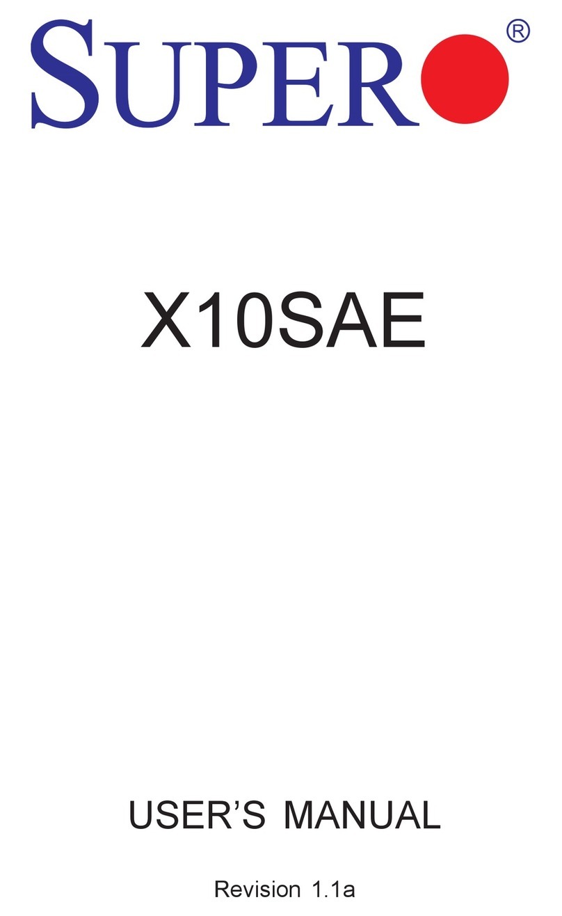 Supero X10SAE User manual