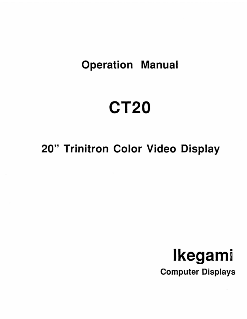 Ikegami Trinitron CT20 User manual