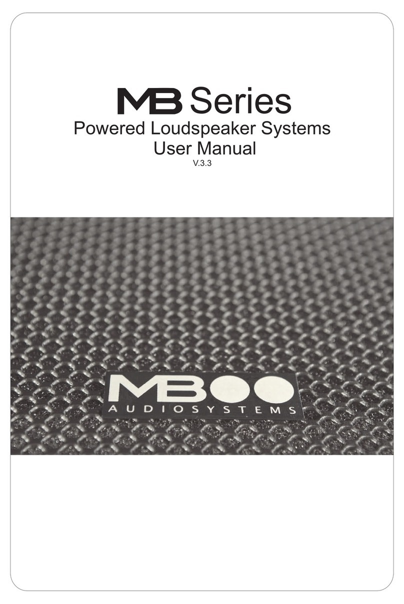 MB Audiosystems MB Series user manual