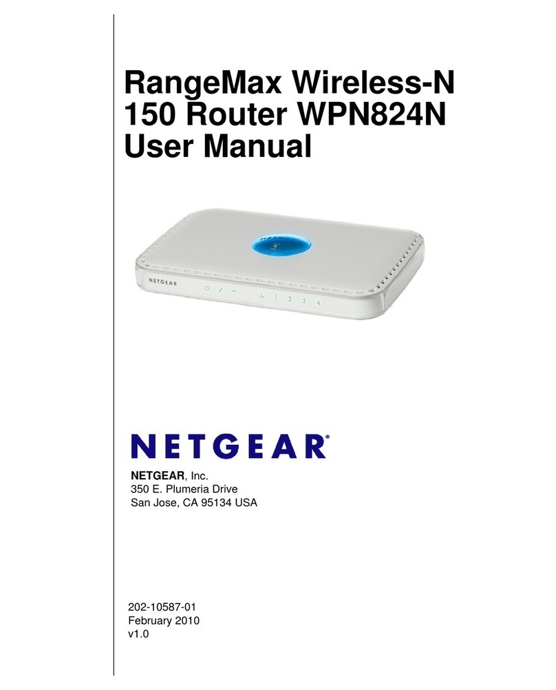 NETGEAR WPN824N - RangeMax Wireless-N 150 Router User manual