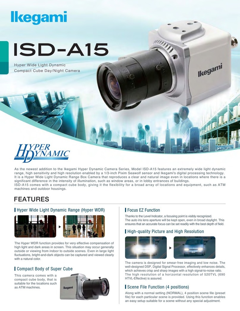 Ikegami ISD-A15 Specifications