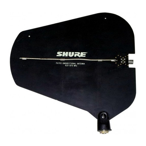 Shure PA705 user guide