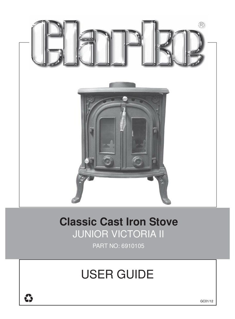 Clarke JUNIOR VICTORIA II Installation and operation manual