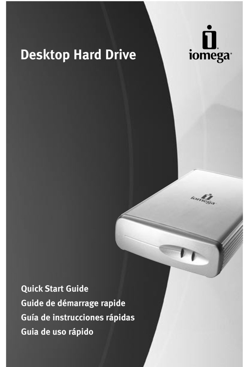 Iomega Desktop Hard Drive User manual