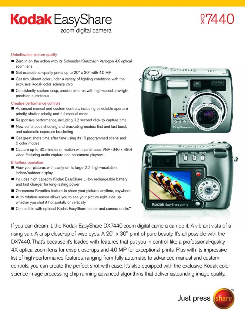 Kodak DX7440 - EASYSHARE Digital Camera User manual