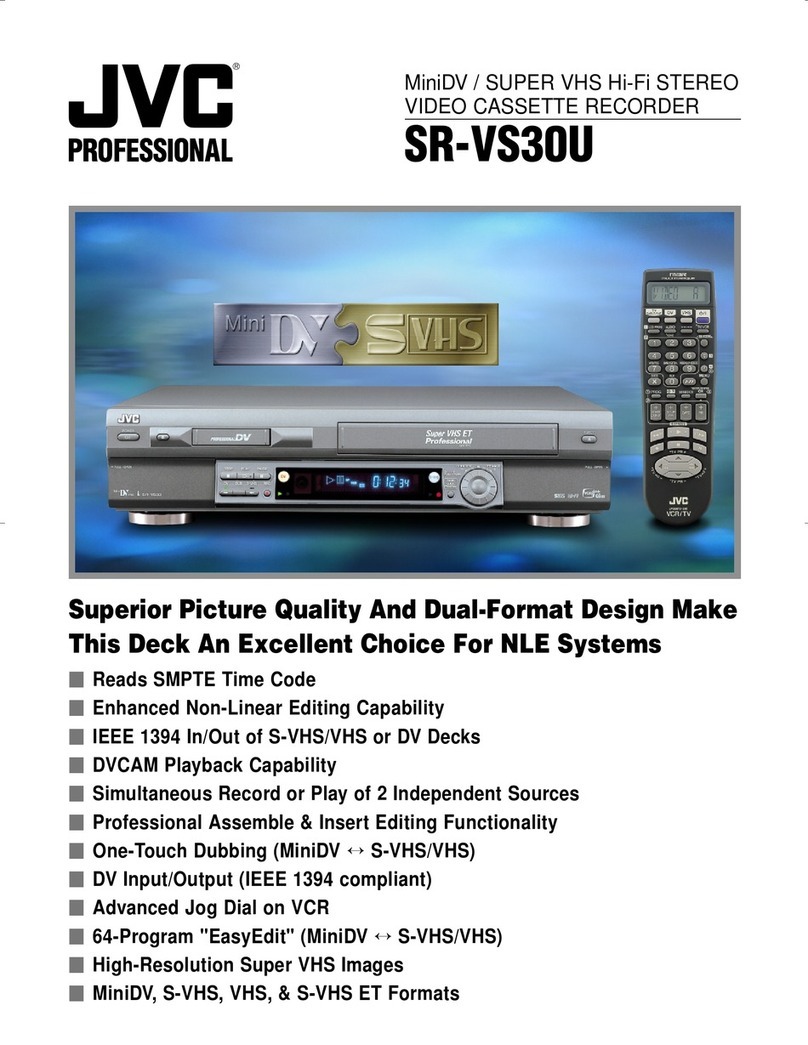 JVC SR-VS30U User manual