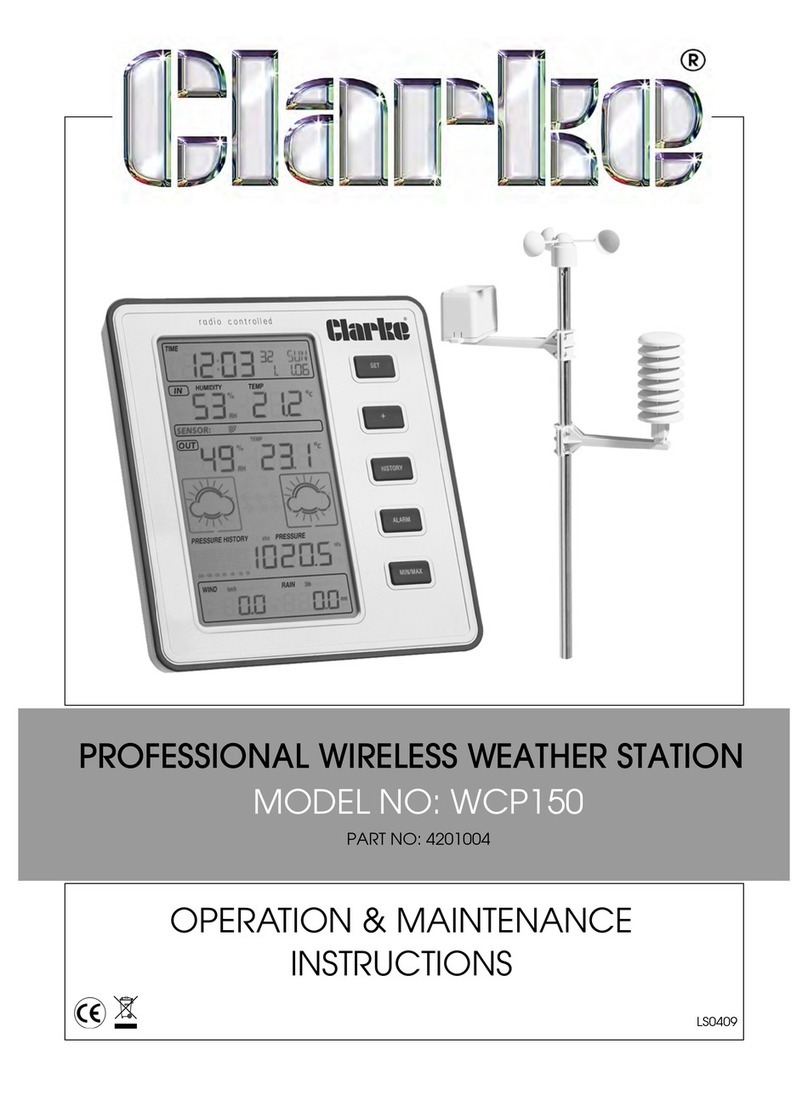Clarke WCP150 Installation and operation manual