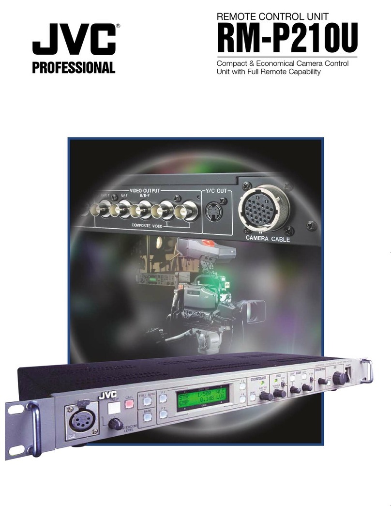 JVC RM-P210U Installation guide