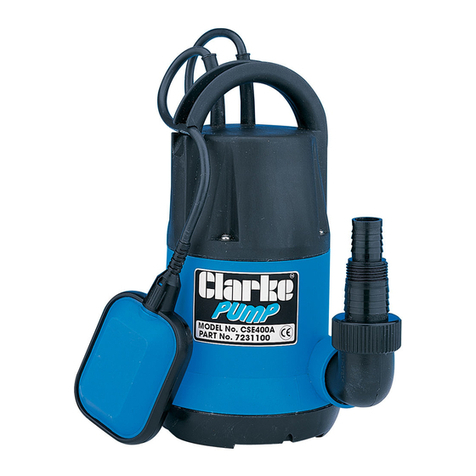 Clarke CSE400A Installation and operation manual Clarke CSE400A Installation and operation manual