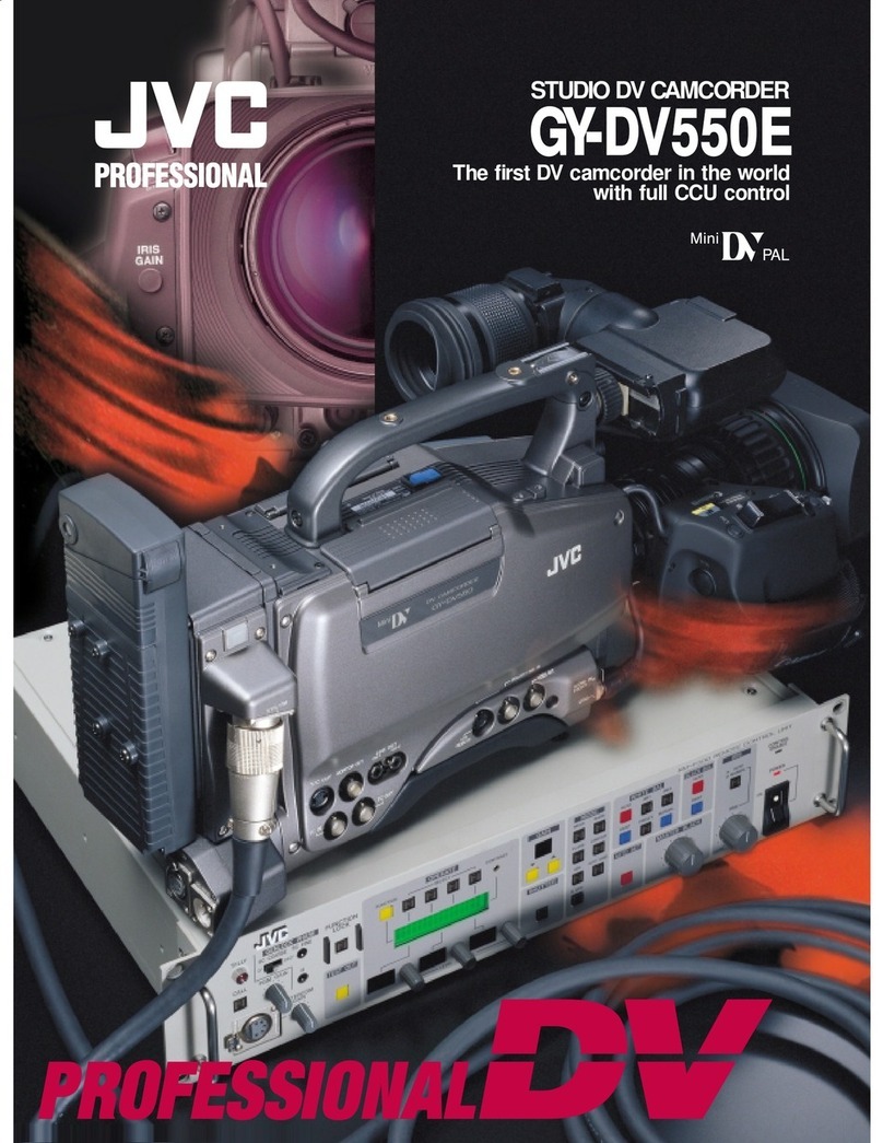 JVC GY-DV550E - Studio Dv Camcorder User manual