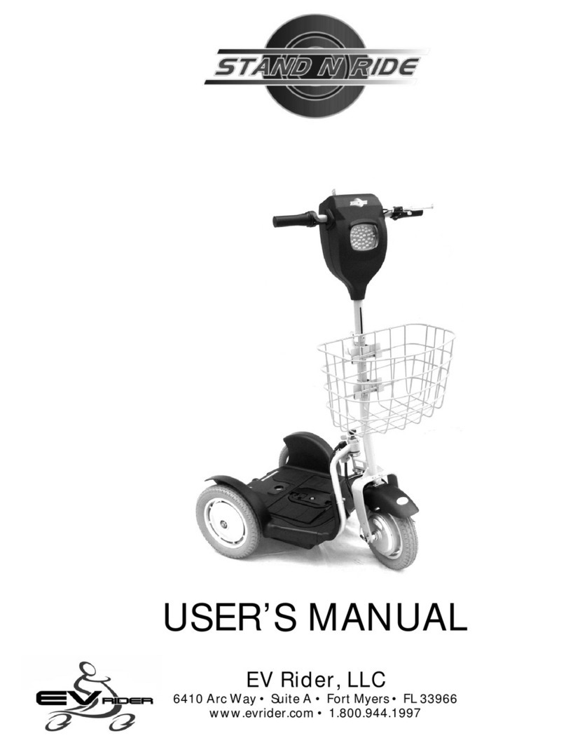 EV Rider Stand N Ride SNR-1000 User manual