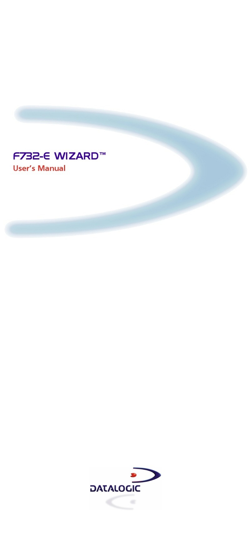 Datalogic F732-E Wizard User manual