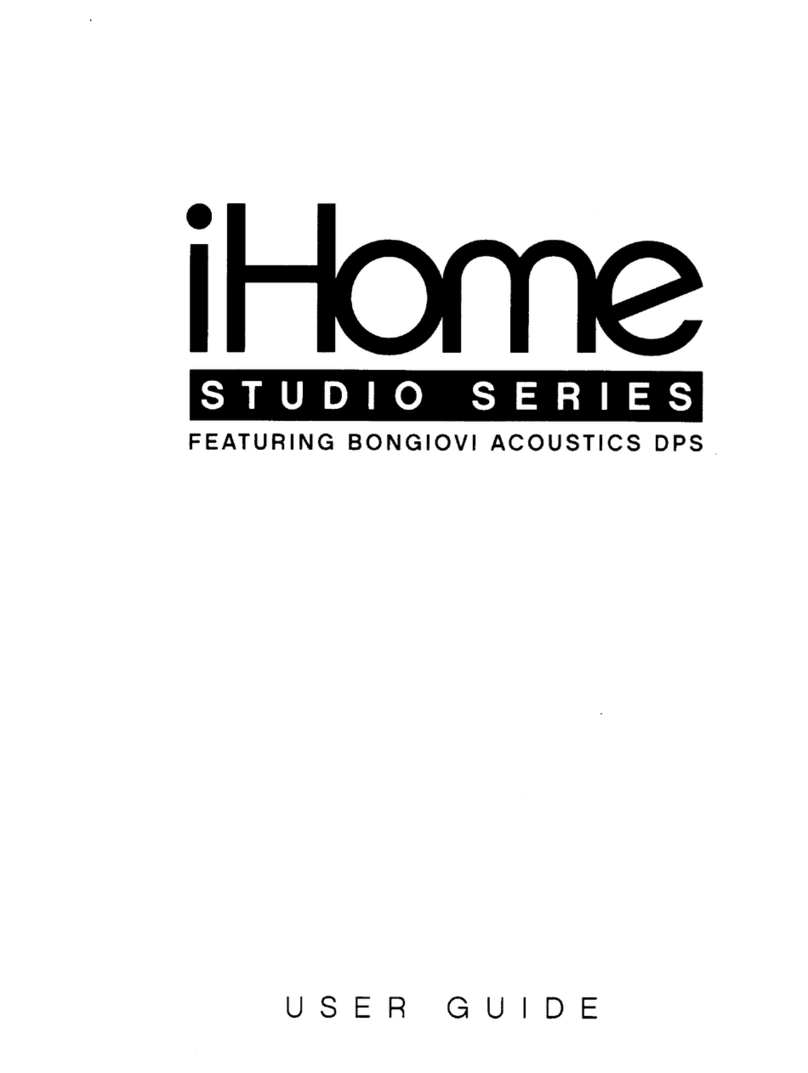 iHome Studio Series user guide