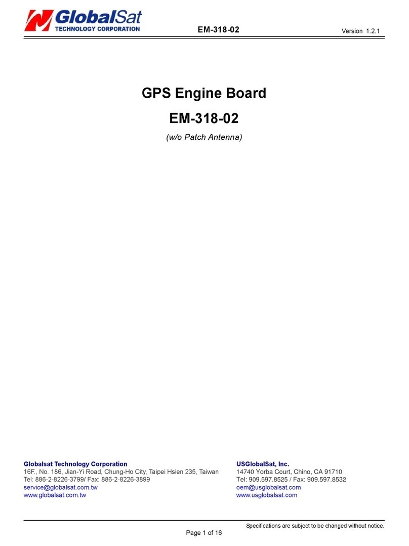 Global Sat EM-318-02 User manual