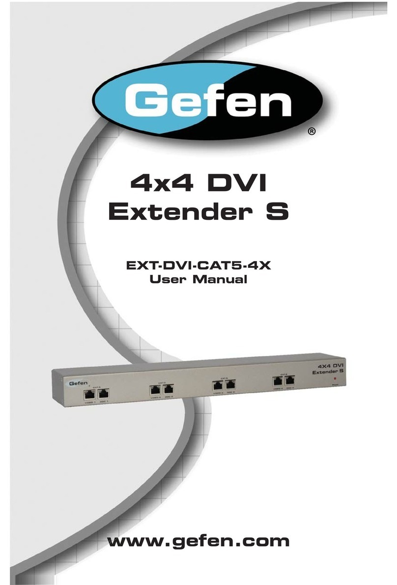 Gefen EXT-DVI-CAT5-4X User manual