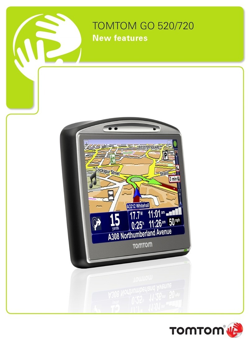 TomTom Go 520 User manual