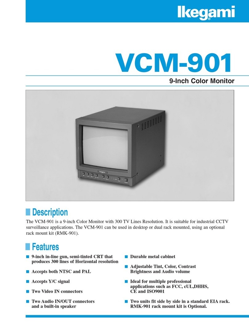 Ikegami VCM-901 User manual