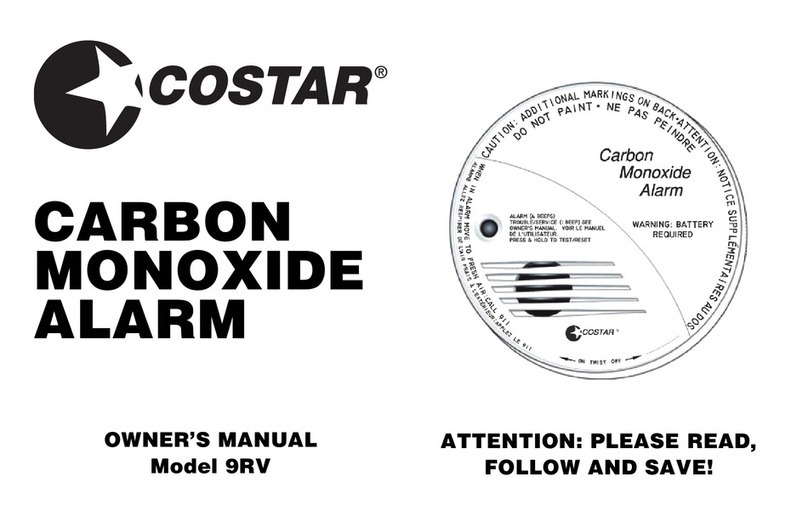 Costar 9RV owner's manual