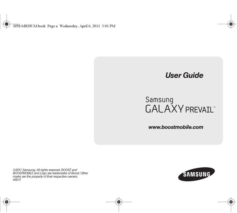 Samsung GALAXY PREVIAL User manual Samsung GALAXY PREVIAL User manual