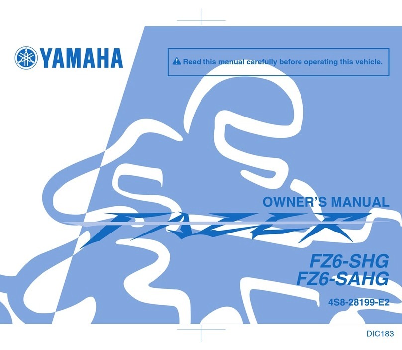 Yamaha Fazer FZ6-SHG User manual