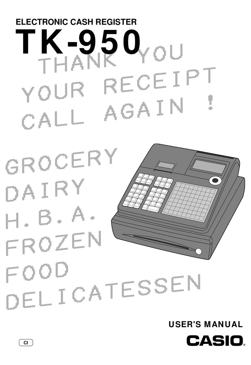 Casio TK-950 User manual
