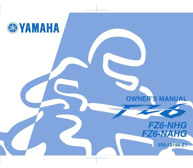 Yamaha FZ6-NHG User manual