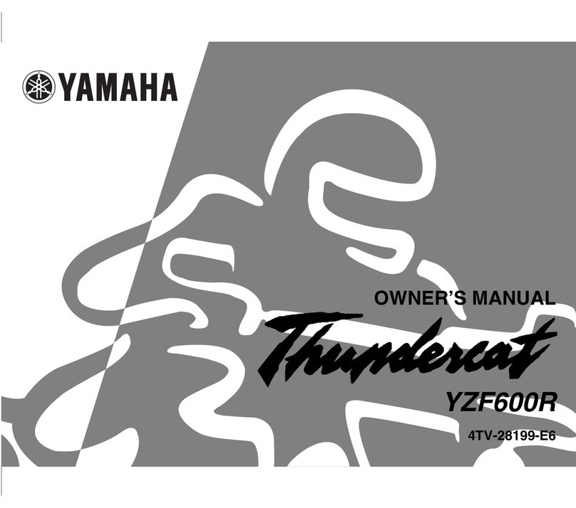 Yamaha Thundercat YZF600R owner's manual