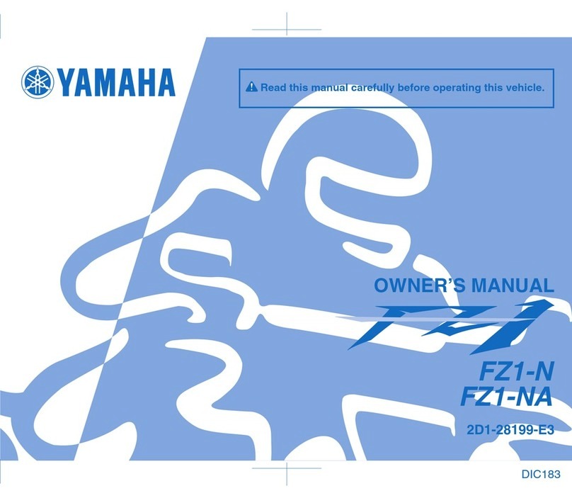 Yamaha 2008 Fazer FZ1-N owner's manual