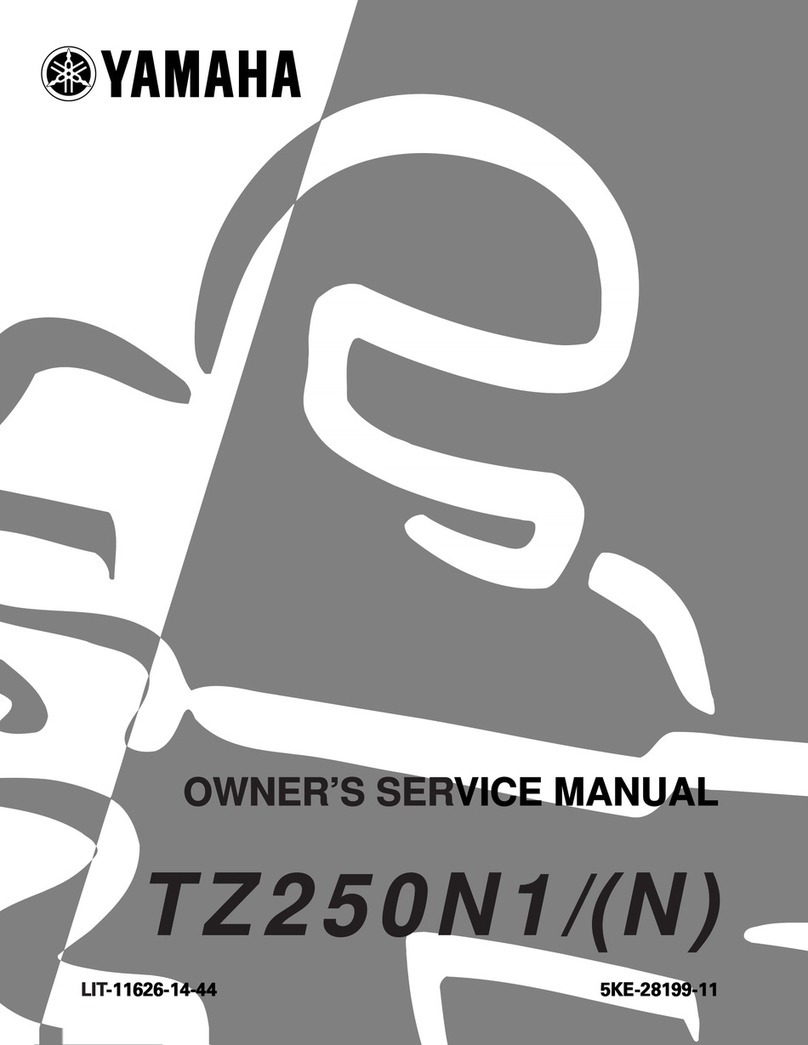 Yamaha TZ250N1/(N) User manual Yamaha TZ250N1/(N) User manual