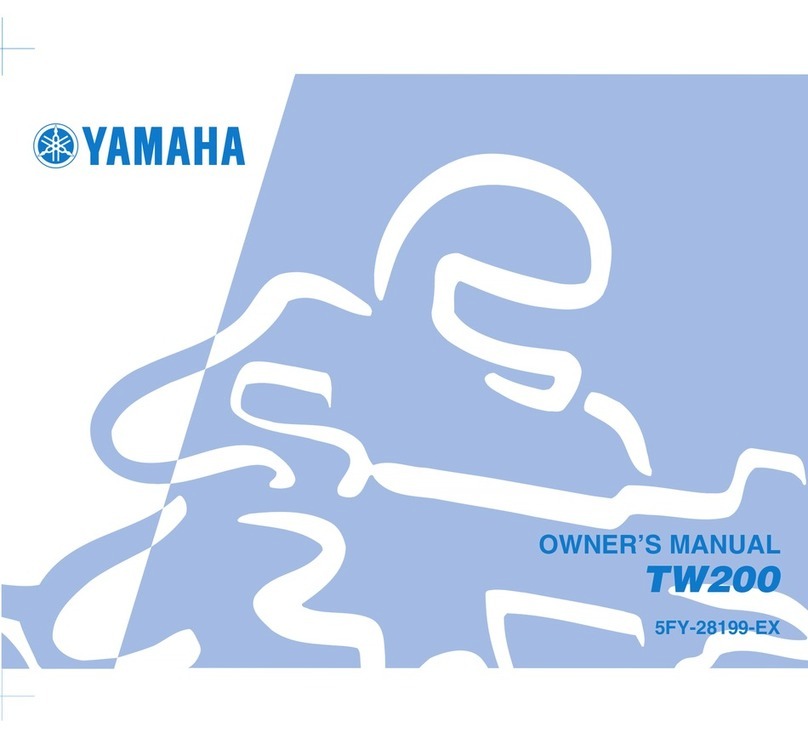 Yamaha TW200 owner's manual