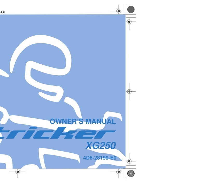 Yamaha XG250 User manual Yamaha XG250 User manual