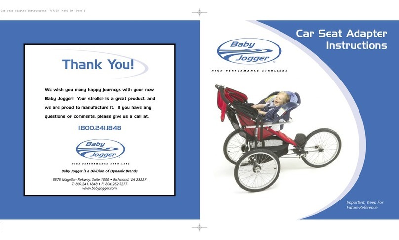 Baby Jogger CAR SEAT ADAPTER instructions Baby Jogger CAR SEAT ADAPTER instructions