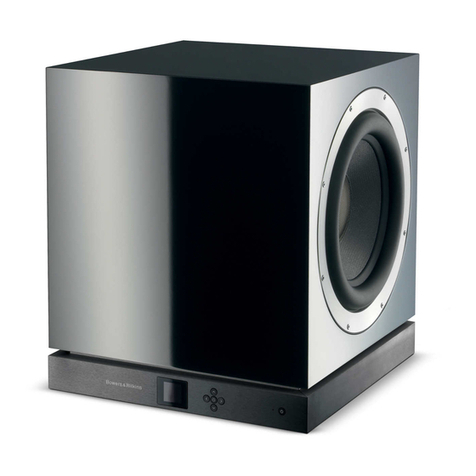 Bowers & Wilkins DB1 owner's manual