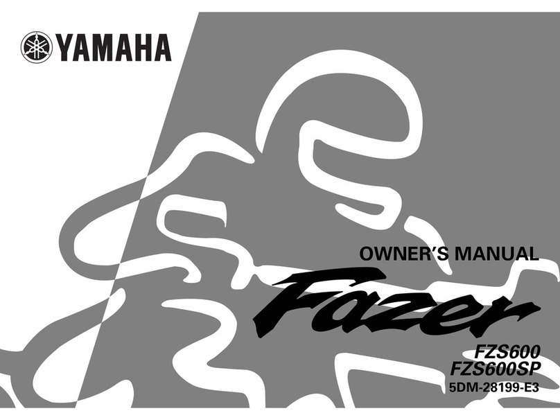 Yamaha FAZER FZS600 User manual