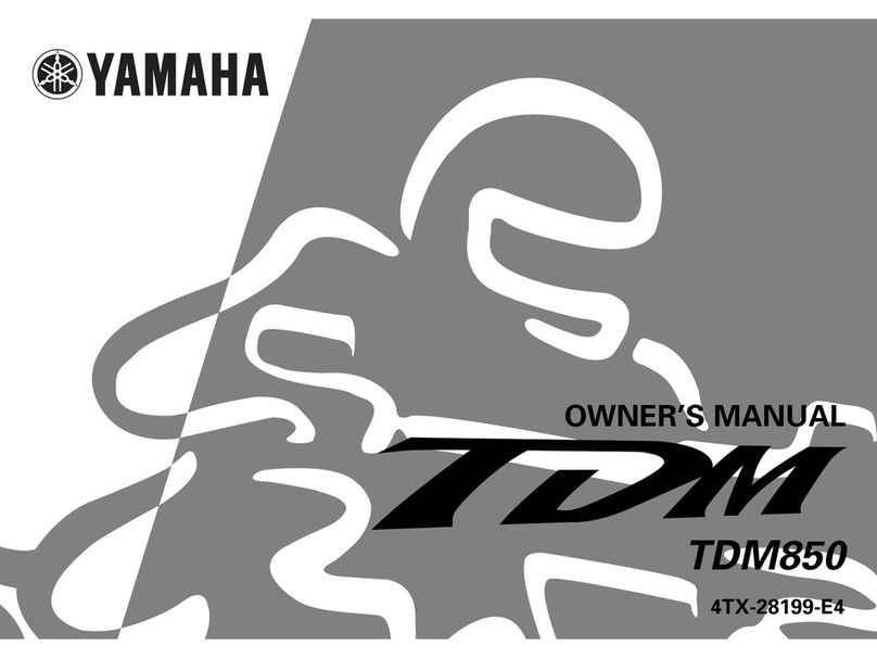 Yamaha TDM850 User manual