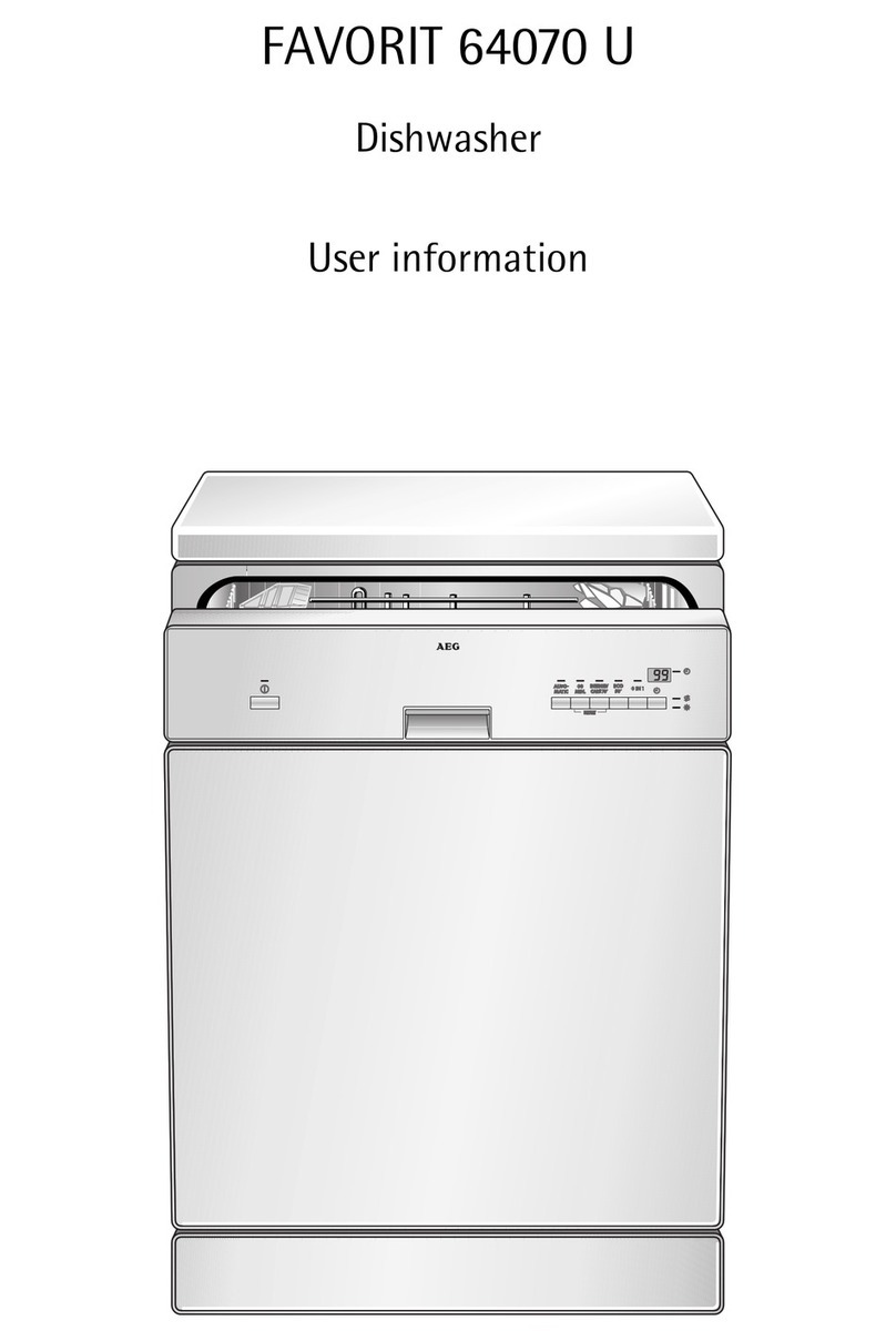 AEG FAVORIT 64070 U User information