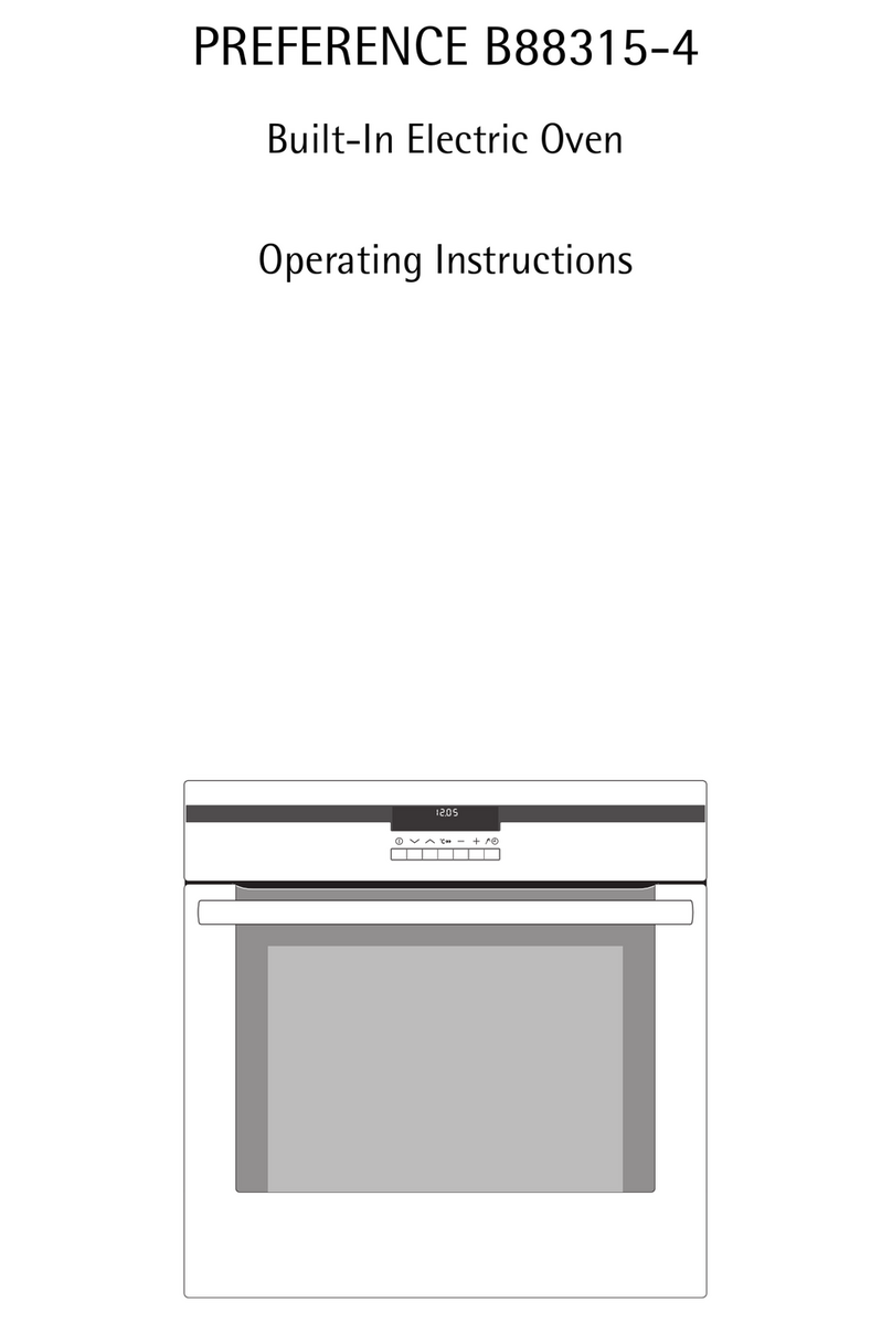 AEG PREFERENCE B88315-4 User manual