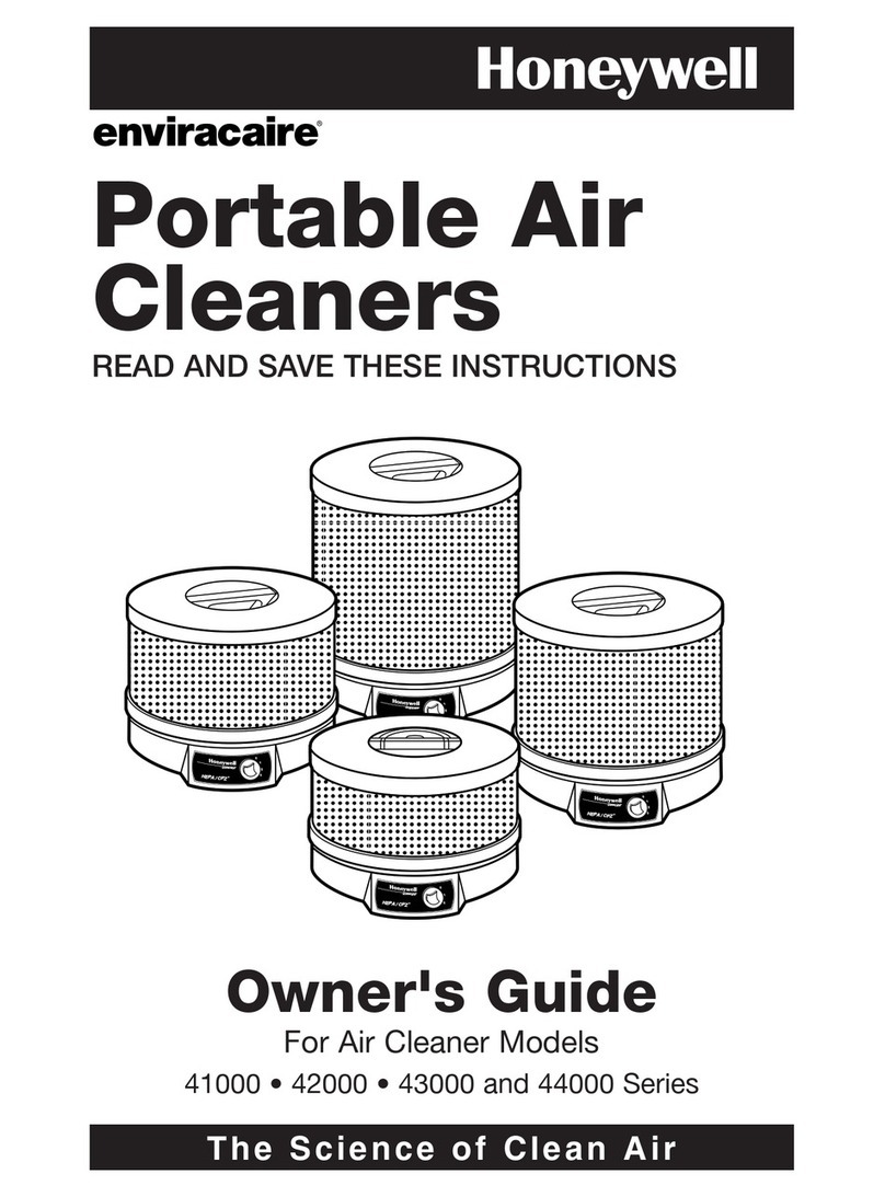 Honeywell enviracaire 41000 Series User manual