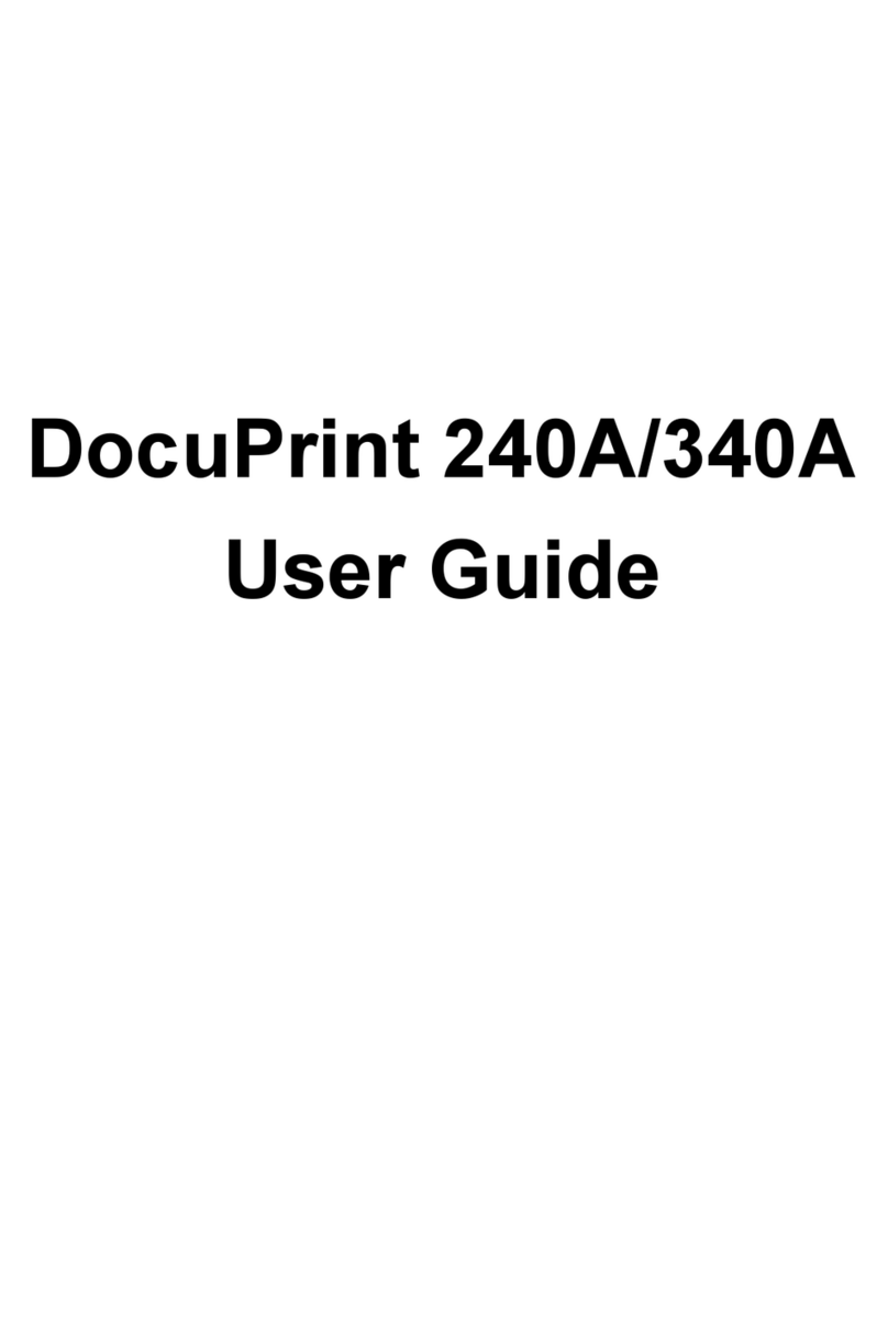 Xerox DocuPrint 240A User manual