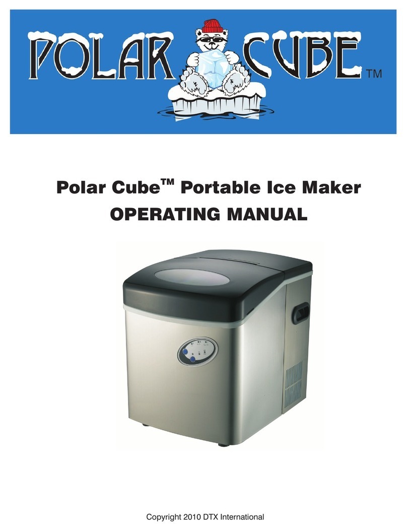 Polar Cube Portable Ice Maker operating manual