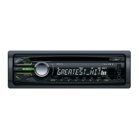 Sony CDX-GT45U operating instructions