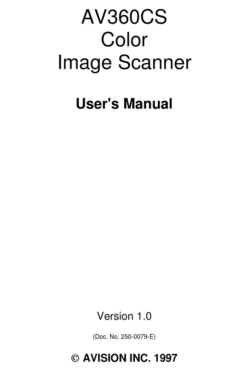 Avision AV360CS user manual