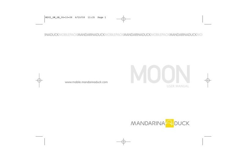 Alcatel MANDARINA DUCK MOON User manual