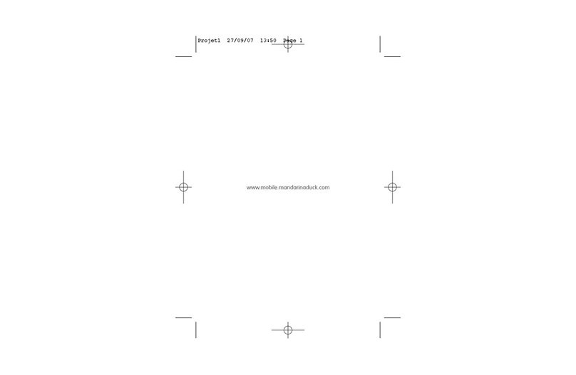 Alcatel MANDARINA DUCK User manual
