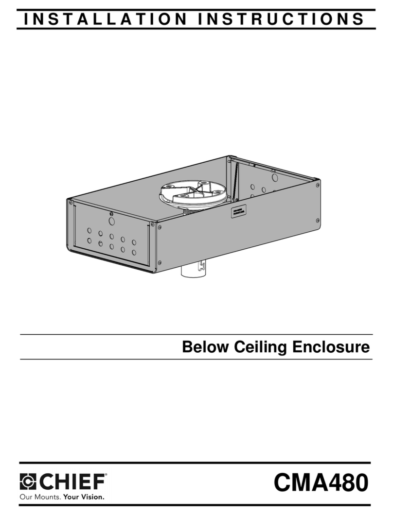 CHIEF CMA480 instructions